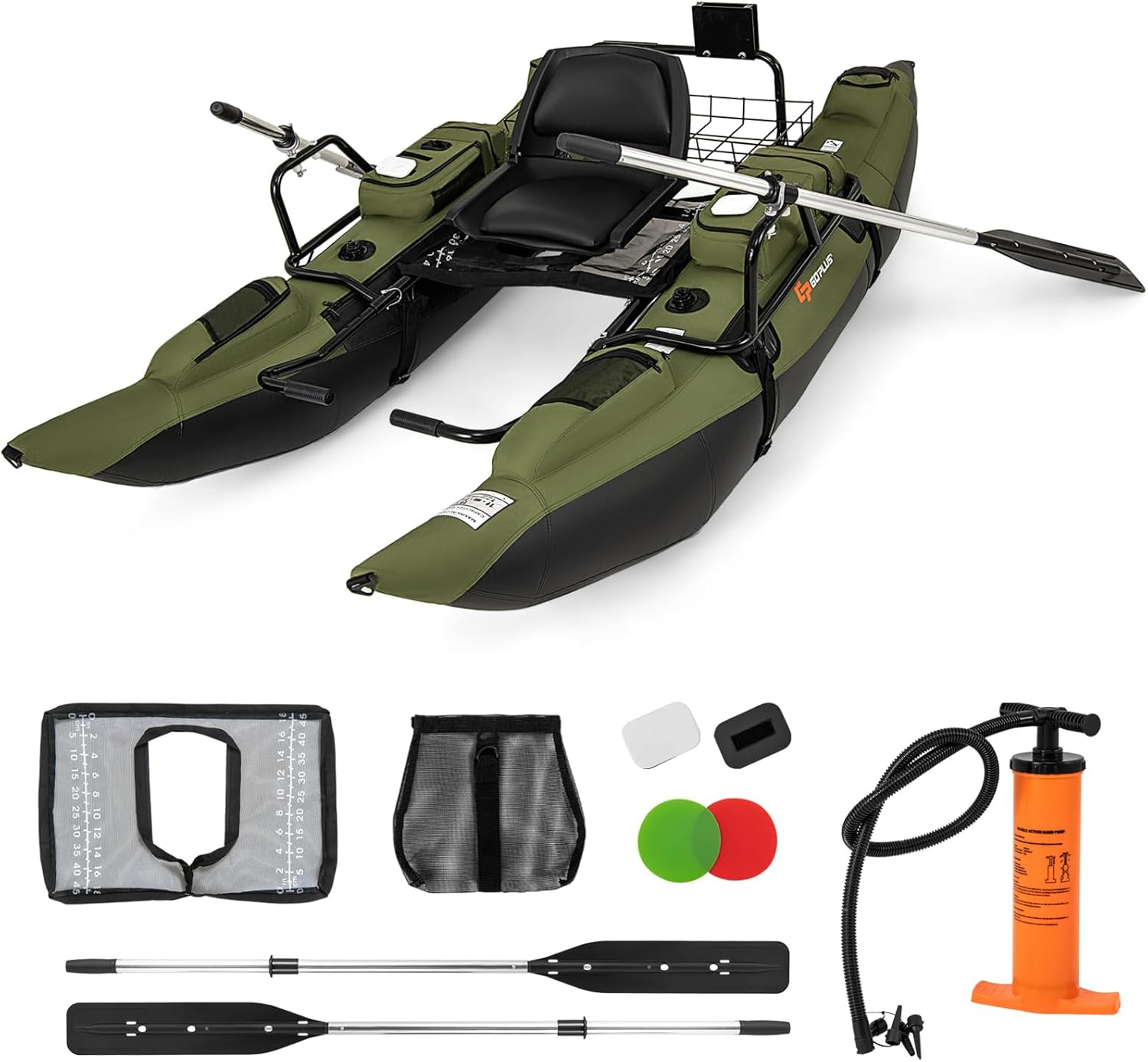 Fishing Boat Seat - قارب صيد قابل للنفخ للبالغين مع