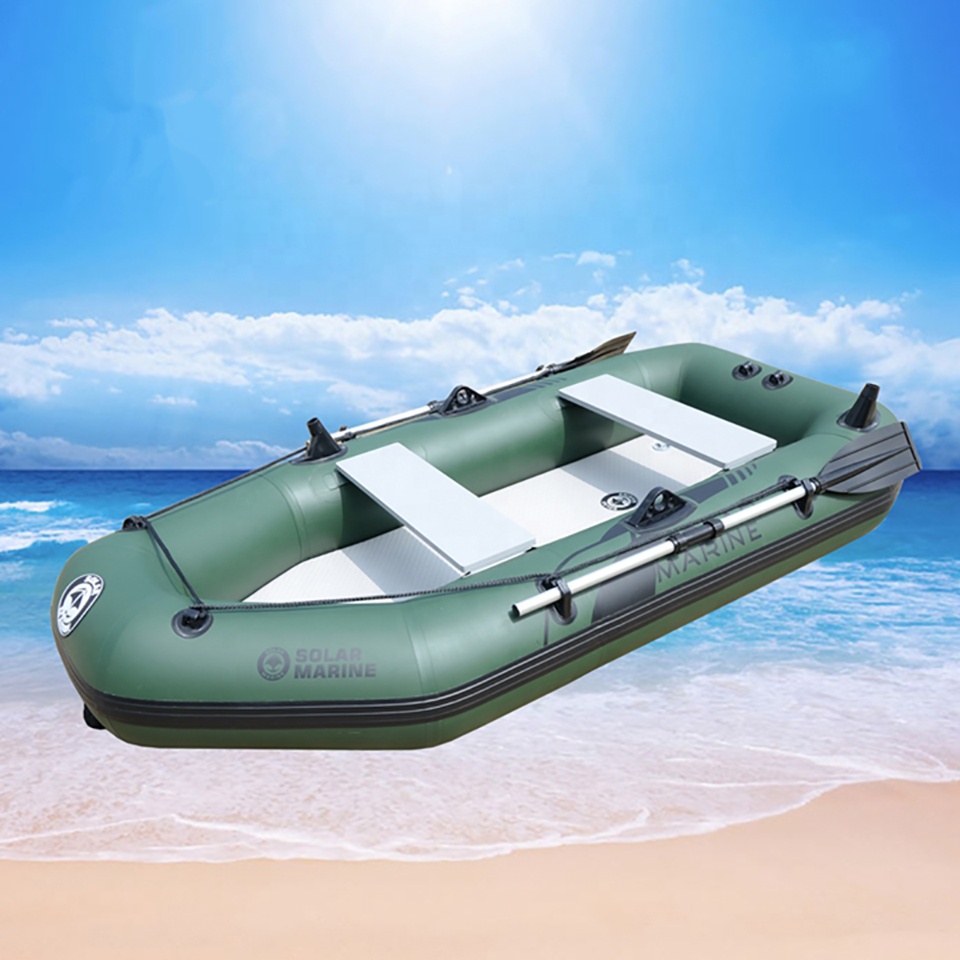 قارب صيد قابل للنفخ من البولي  - مراجعة Fishing Boat Outboard Motor وسعره