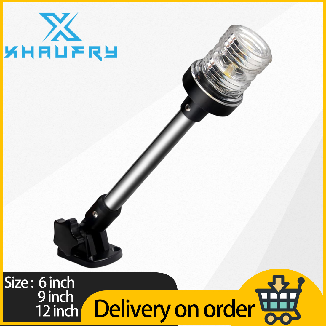 أضواء LED بيضاء قابلة للطي بزا - مراجعة Fishing Boat Anchor وسعره